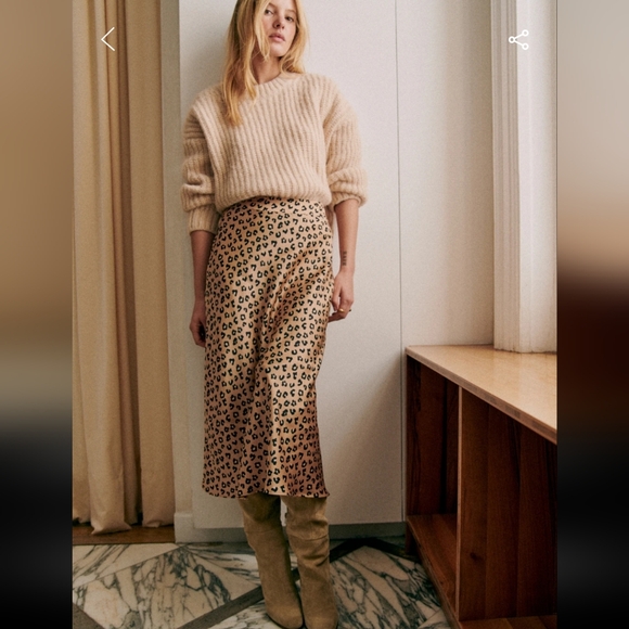 Sezane Jose Alpaca Wool Long Sleeve Jumper - Picture 3 of 6